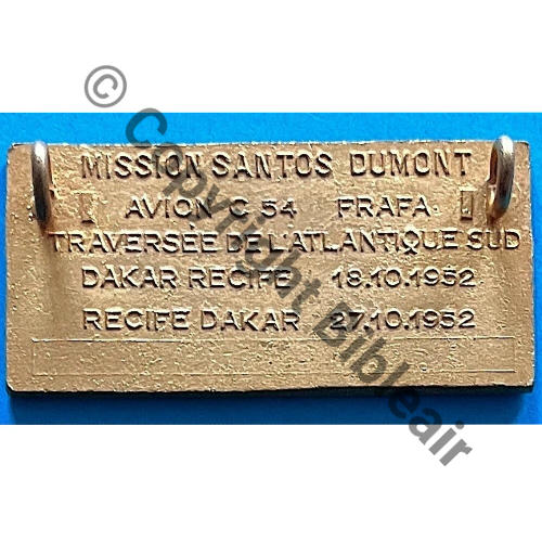 TRAVERSEE DAKAR RE CIFE DC4.C54 F.RAFA offert USA a DE GAULLE affecte GLAM  SM Grave Dos 2 Anno Src.mesnil01 28Eur05.25 